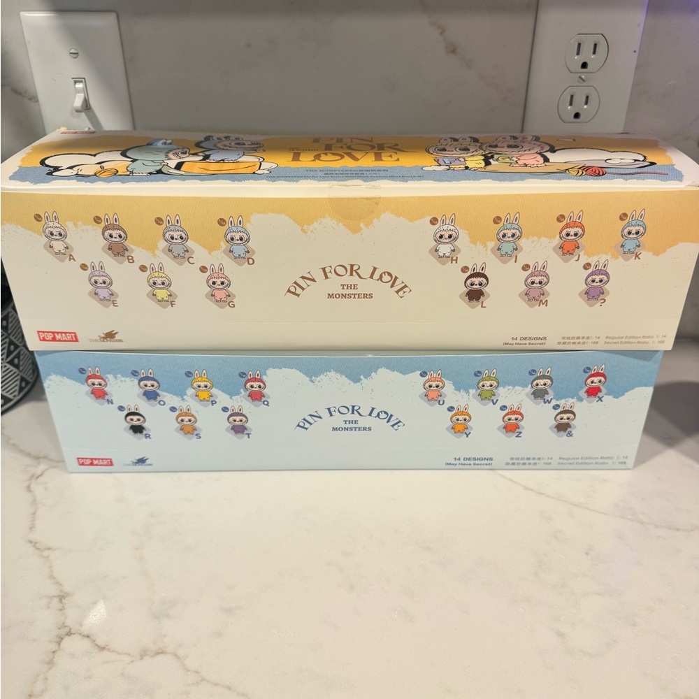 Pop Mart Labubu “Pin for Love” Collectible – Pick Your Initial or Color!